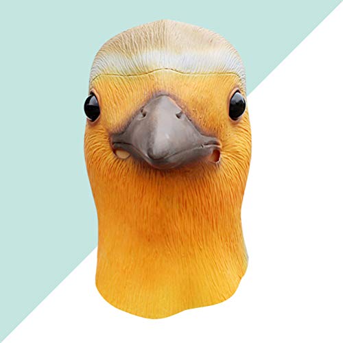 Amosfun de Halloween de luxo para festa Máscara de látex para pássaros Máscara de máscaras Máscara p