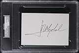 Jose Maria Olazabal Authentic Signed 4x6 Index Card Autographed PSA/DNA Slabbed