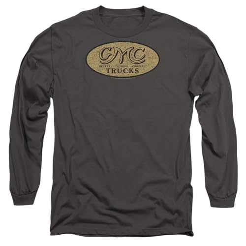 T-shirt GMC Vintage manches longues gris anthracite idéal pour vos sorties casual