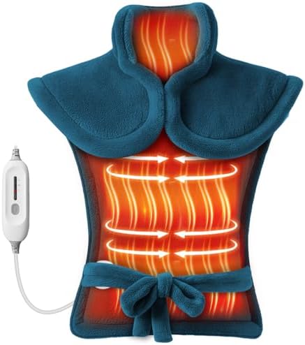 COMFIER Heating Pad for Back, Electric Large Heating pad for Neck...