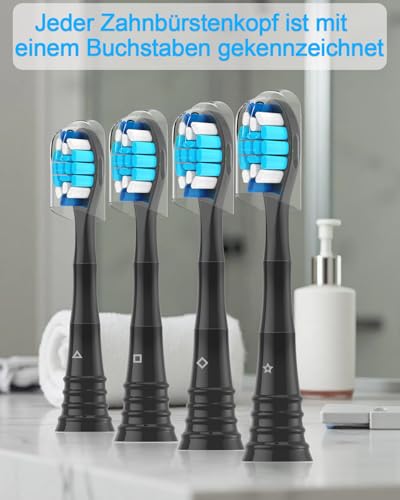 Sulkiwe Ersatzbürsten Kompatibel mit Philips Sonicare Elektrische Zahnbürste, Aufsätze passend für Philips Sonicare Diamond Protective 9000 4500 4300 7300 2000 3100 5100, 16er – Bild 7