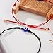 MANVEN Evil Eye Bracelet Nazar Kabbalah Red Protection Bff Friendship Ojo Turco Good Luck String Bracelets for Women Men