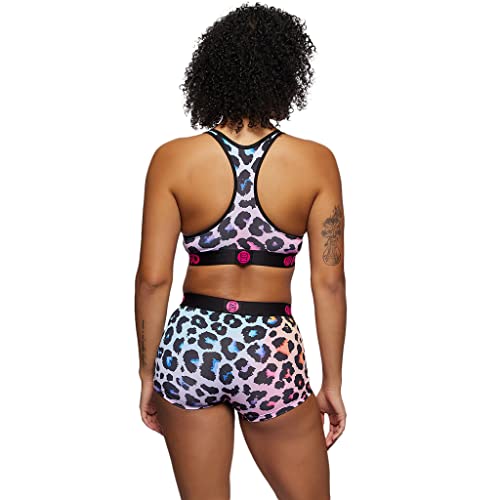 PSD Women's Prisma Cheetah Sports Bra, Multi, L - Image 4