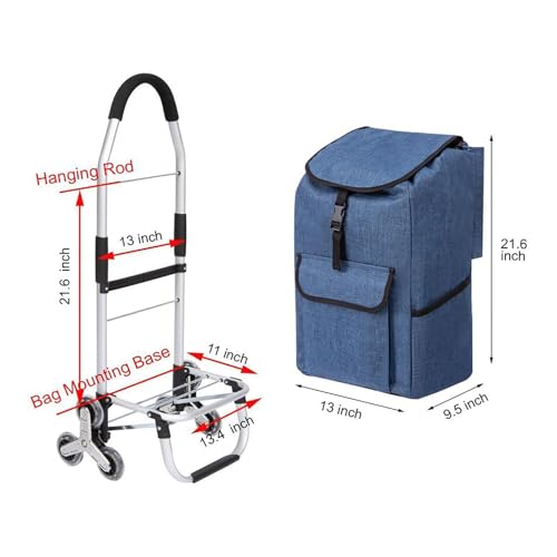 Sac de courses imperméable réutilisable 39 L en tissu Oxford robuste - 3