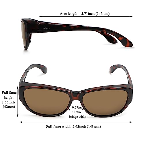 yodo Fit Over Glasses Sunglasses with Polarized Lenses for Men and Women3