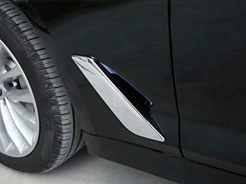 Cubierta cromada para guardabarros de coche, decoración de aire para Serie 5 2017-2022 3