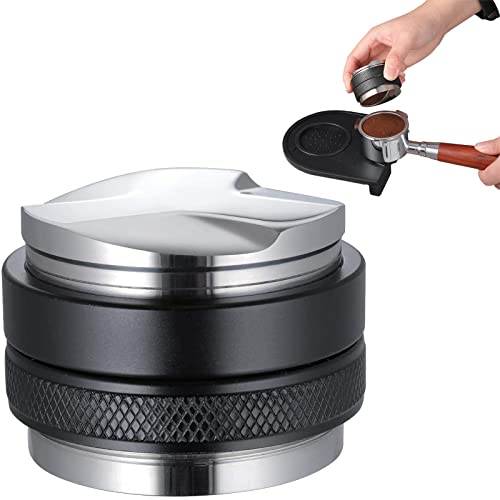 Catálogo de Prensadores de café los más recomendados. 40 Distribuidor de Cafe SIJEW,Tamper para Cafe de Doble Cabeza de Acero Inoxidable SUS-304,Adecuado para Portafiltros,Expreso Molido,Profundidad Ajustable Ambos Lados (51 mm)