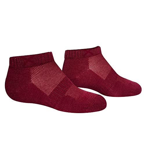 Image of Odd Sox - Basix Heather Athletic Ankle Socks - Performance Comfort Cotton Cushioned Breathable Arch Support - Unisex Sizing