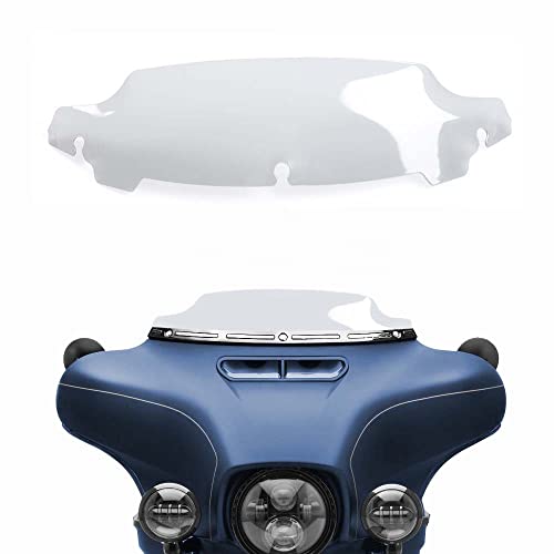 Image of 4.5 inch Clear Tint Windshield Windscreen Compatible for Harley Touring Electra Street Glide 2014 2015 2016 2017 2018 2019 2020 2021 2022