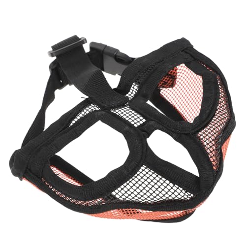 HOLIDYOYO Comfortable Short Snout Dog Muzzle Breathable Mesh Pet Mask for Biting Prevention for Sizes