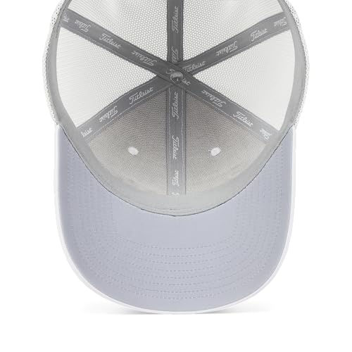 Titleist Tour Performance Mesh Golf Hat, White/Black