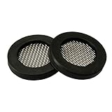 Shower Head Washers，Shower Head Gasket，(6 Pack) Stainless Steel Wire mesh - Fits Hand held Hoses...