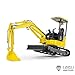 TOUCAN RC HOBBY LESU 1/14 Mini RC Hydraulic Excavator PC30 Metal 6CH Valve Digger RTR ST8 Radio