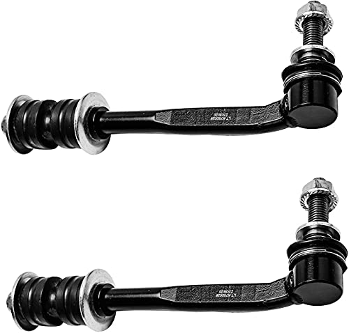 Image of Detroit Axle - Shock Absorbers Kit for 2004-2009 Dodge Durango Chrysler Aspen 2005 2006 2007 2008, 4 Shock Absorbers Assembly 4 Sway Bar Links Front & Rear Replacement