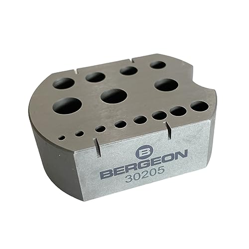 Piquet de rivetage en acier de haute qualité Bergeon 30205 gris format large