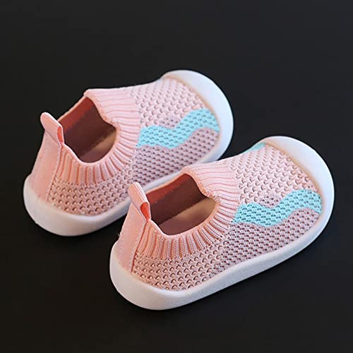 Girls Boys Kids Leisure Shoes Mesh Soft Bottom Breathable Slip On Sport Shoes Socks Shoes Toddler Walking Shoes4