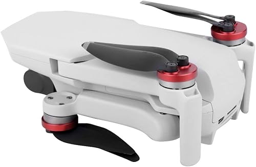 Miniatura 2 de 4 tapas de motor de aluminio para DJI Mini 3ProMiniMini 2SE accesorios para drones - Soporte protector contra polvo y arañazos