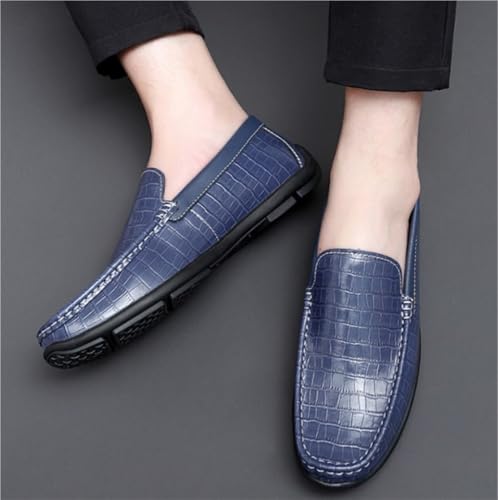 Men's Loafers Shoes Round Toe PU Leather Driving Loafers Slip Resistant Comfortable Anti-Slip Walking Party4