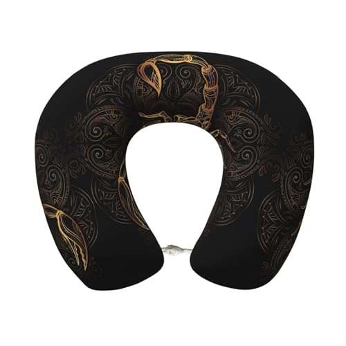 Almohada de viaje de espuma viscoelástica U-Shaped miniatura 1