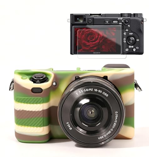 Funda para cámara Sony Alpha A6400 A6300 de silicona suave