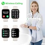 Nemheng Smartwatch, Bluetooth Talk, 1,83 Zoll, 100+ Sport Modi mit Herzfrequenz SpO2 Schlaf Monitor, Fitness Uhr für iOS und Android – Bild 4