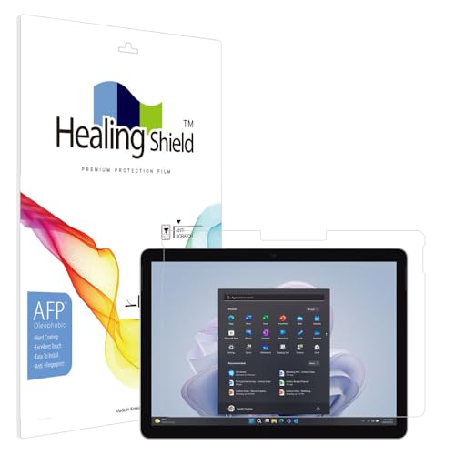 Healingshield XLV[tیtB Screen Protector Oleophobic AFP Clear Film Compatible with Microsoft Surface Go 4