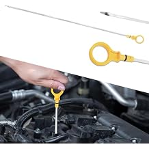 Engine Oil Dipstick, Oil Dip Stick for Checking Oil Fluid, Engine Oil Level Dipstick Car Accessories Compatible with Ford Escape Explorer Fluid Indicator Oil Stick, Replaces OEM# CJ5Z-6750-A