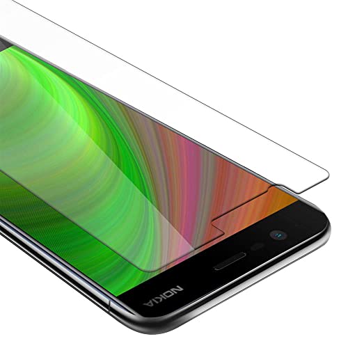 Cadorabo Vidrio templado compatible con Nokia 3 2017 en TRANSPARENCIA ELEVADA - Vidrio protector de pantalla (Tempered) en dureza 9H con compatibilidad touch 3D