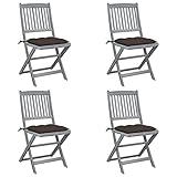 Chaises de jardin et de salle à manger - Pour une fixation sûre à la chaise, chaque coussin est muni de deux liens à nouer aux deux coins
