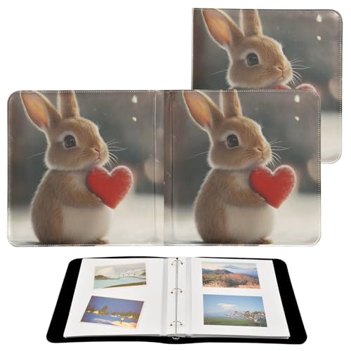 Álbum de Fotos Autoadhesivo DIY Scrapbook FLildon Cuero PU 3 Anillas 40 Páginas 8x10 para Memorias miniatura 2