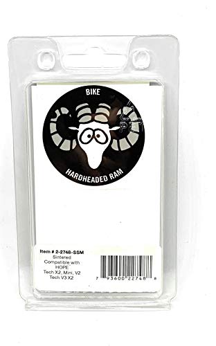 image for Hardheaded Ram Bike Brake Pads Sintered for Hope Tech X2, X 2 Race, Mi