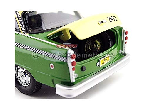 Taxi Checker Cab Chicago 1981 Verde 1:18 miniatura 4