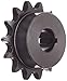 Browning H5014X7/8 Finished Bore Roller Chain Sprocket, Single Strand, Steel, Hardened Teeth, 14 Teeth
