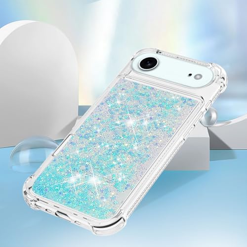 Coque iPhone 2025 Air sable mouvant fluide brillant transparent YBL - 4