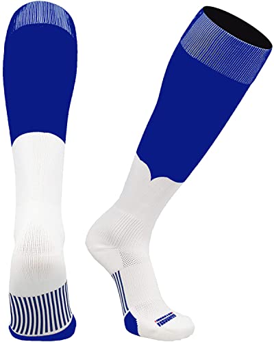 VEEGGARRI 2- PACK SOCCER SOCKS BUNDLE ( Blue + Black), One Size Tall, v-1