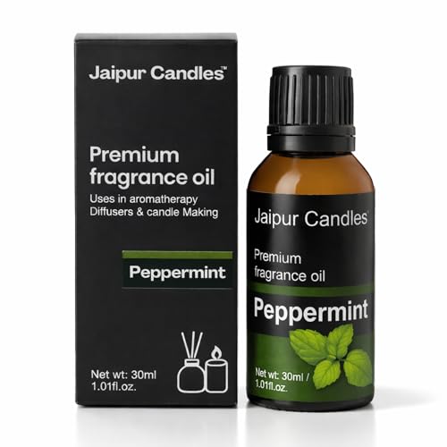 Image of Fragrance Oil | 30 ml | Aroma Oil for Home Fragrance | Best for Aromatherapy | Use in Diffusers, Candles, Air Fresheners (30ML, Peppermint)