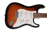 HOWARD STERN SIGNED AUTOGRAPH FULL SIZE FENDER ELECTRIC GUITAR D WITH JAMES SPENCE JSA LETTER OF AUTHENTICITY - THE KING OF ALL MEDIA, THE HOWARD STERN SHOW, HOWARD STERN COMES AGAIN, PRIVATE PARTS