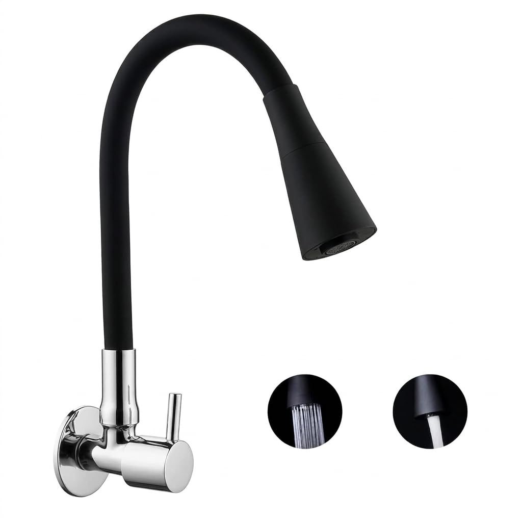 PISTIS Turbo Sink Faucet - Black, 360° Swivel -3 PISTIS Turbo Sink Faucet - Black, 360° Swivel -3
