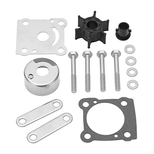 Aramox 15st Utombordare Vattenpump Impeller Reparationssats Ersättning för 2-takts Utombordare 6 8 Hk OE: 6G1-W0078-A1