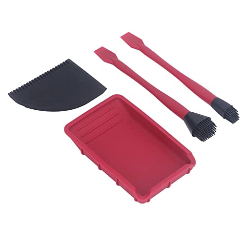 Conjunto de Aplicador de de Silicone de 4 Unidades para Marcenaria, Ideal para Espalhamento Preciso