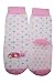 Weri Spezials - Calcetines infantiles de peluche con ABS, color rosa y mariquita rosa 6-9 Meses