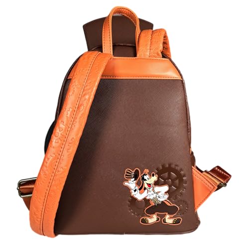 Mini sac à dos Loungefly Steampunk Goofy accessoire de mode bronze - 7