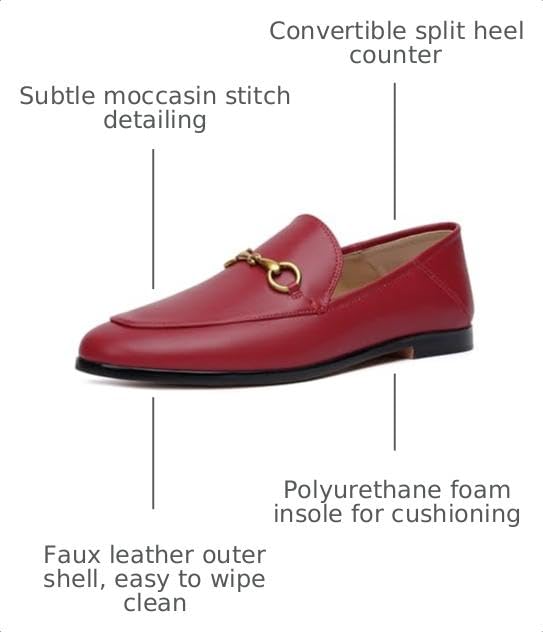 Image of Vertundy Loafers for Women Penny Loafer Comfortable Slip On Dressy Casual Business Work Office Shoes