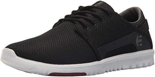Image of Etnies Men's Scout Shoe, Black /Dark Grey /red, 11 Medium US