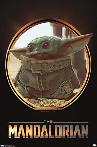 Trends International Star Wars: The Mandalorian - The Child (Baby Yoda), 22.375" x 34", Premium Unframed