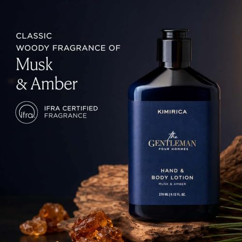 Image of The Gentleman Niacinamide Hand & Body Lotion-270ml|Restorative blend of Vetiver, Patchouli, Niacinamide, and Shea Butter