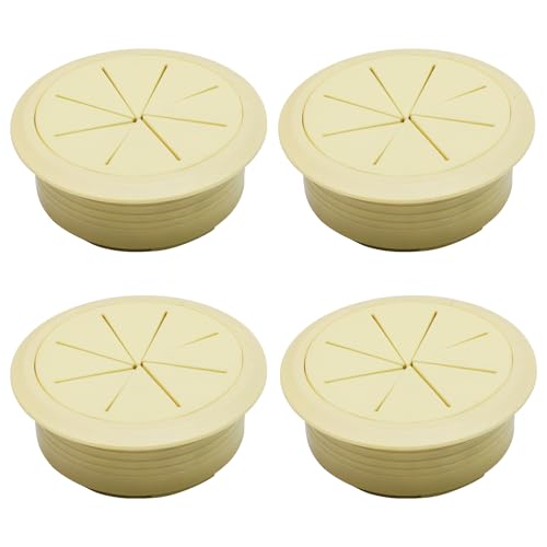BOPOREAE 4 Pcs Desk Grommet 2" (50mm), Desk Hole Cover for Cables