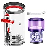 ➰【Qualité Supérieure】 Le bac à poussière pour Dyson V11/V15 est fabriqué avec des matériaux haut de gamme, offrant une excellente étanchéité et une grande durabilité. Le filtre pour Dyson V11/V15 utilise un coton filtrant haute densité pour empêcher efficacement l'accumulation de poussière, garantissant ainsi des performances optimales de votre aspirateur.
