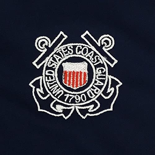 Armed Forces Gear Men's US Coast Guard Performance Polo - Official Licensed US Coast Guard Shirts for Men (Navy)2