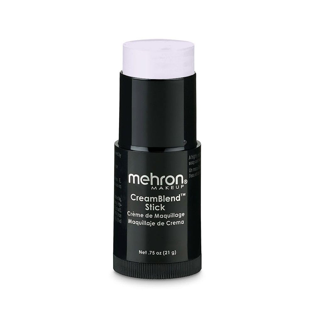 Mehron Makeup CreamBlend Stick - ALABASTER, Cream Foundation